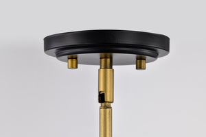 Nuvo Lighting - 60-7768 - Three Light Pendant - Adina - Matte Black