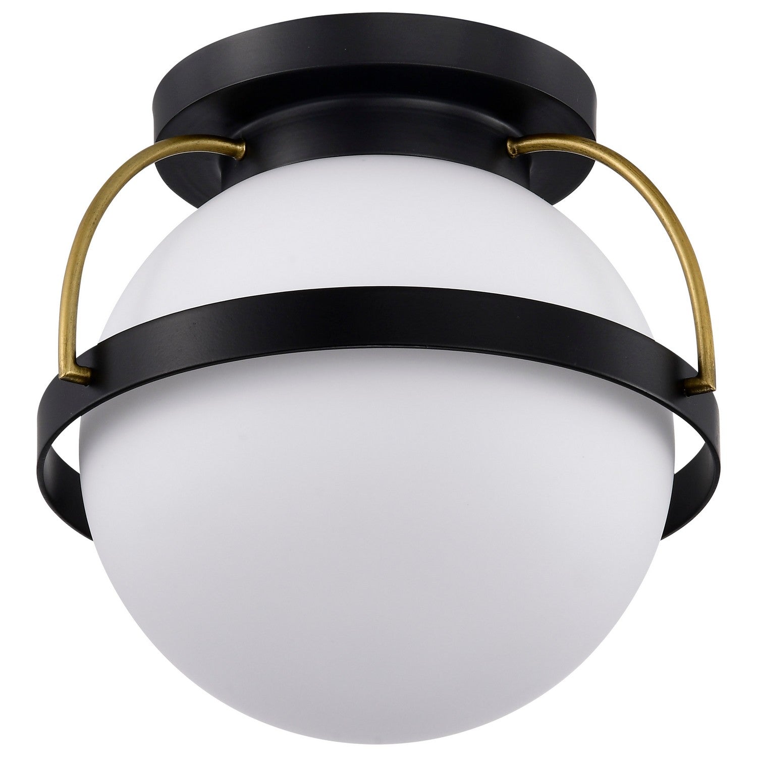 Nuvo Lighting - 60-7770 - One Light Flush Mount - Lakeshore - Matte Black