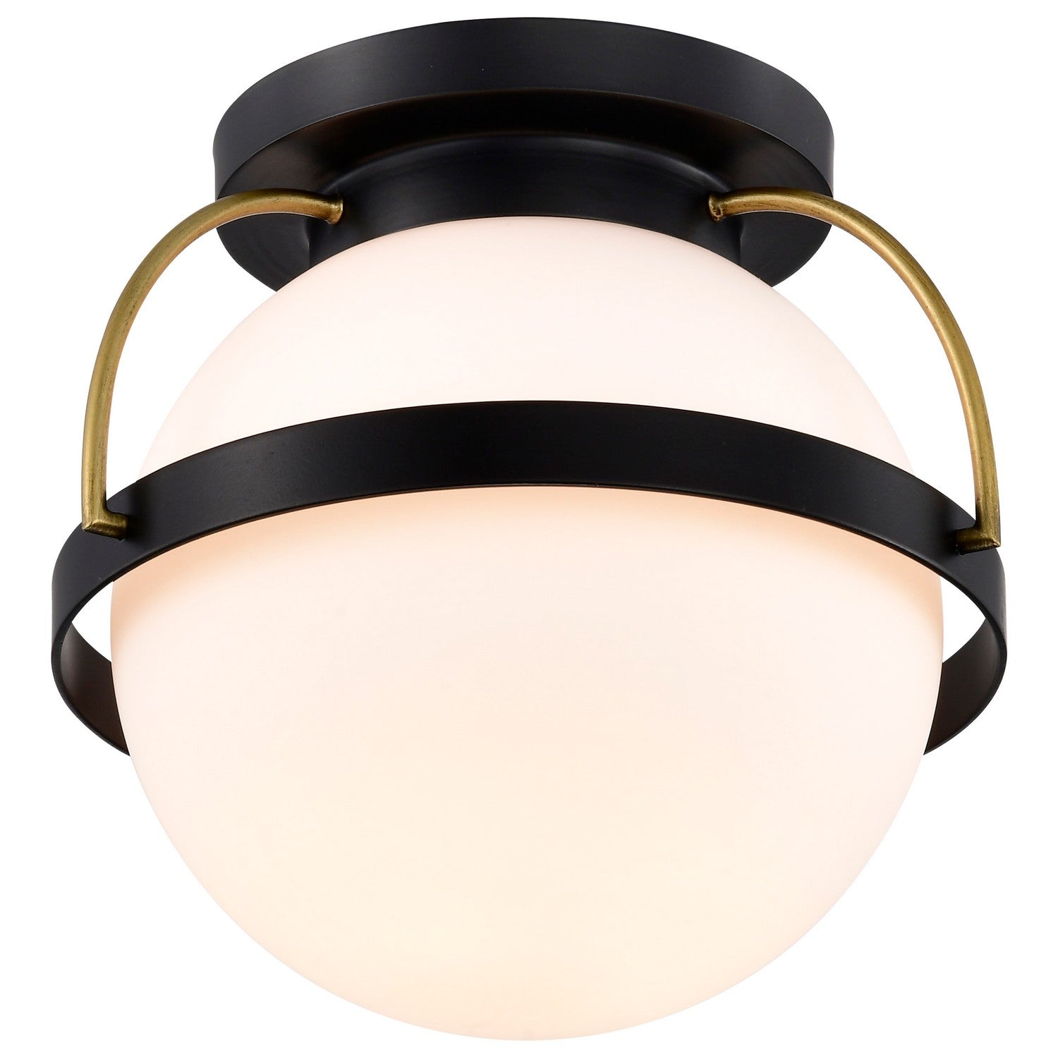 Nuvo Lighting - 60-7770 - One Light Flush Mount - Lakeshore - Matte Black