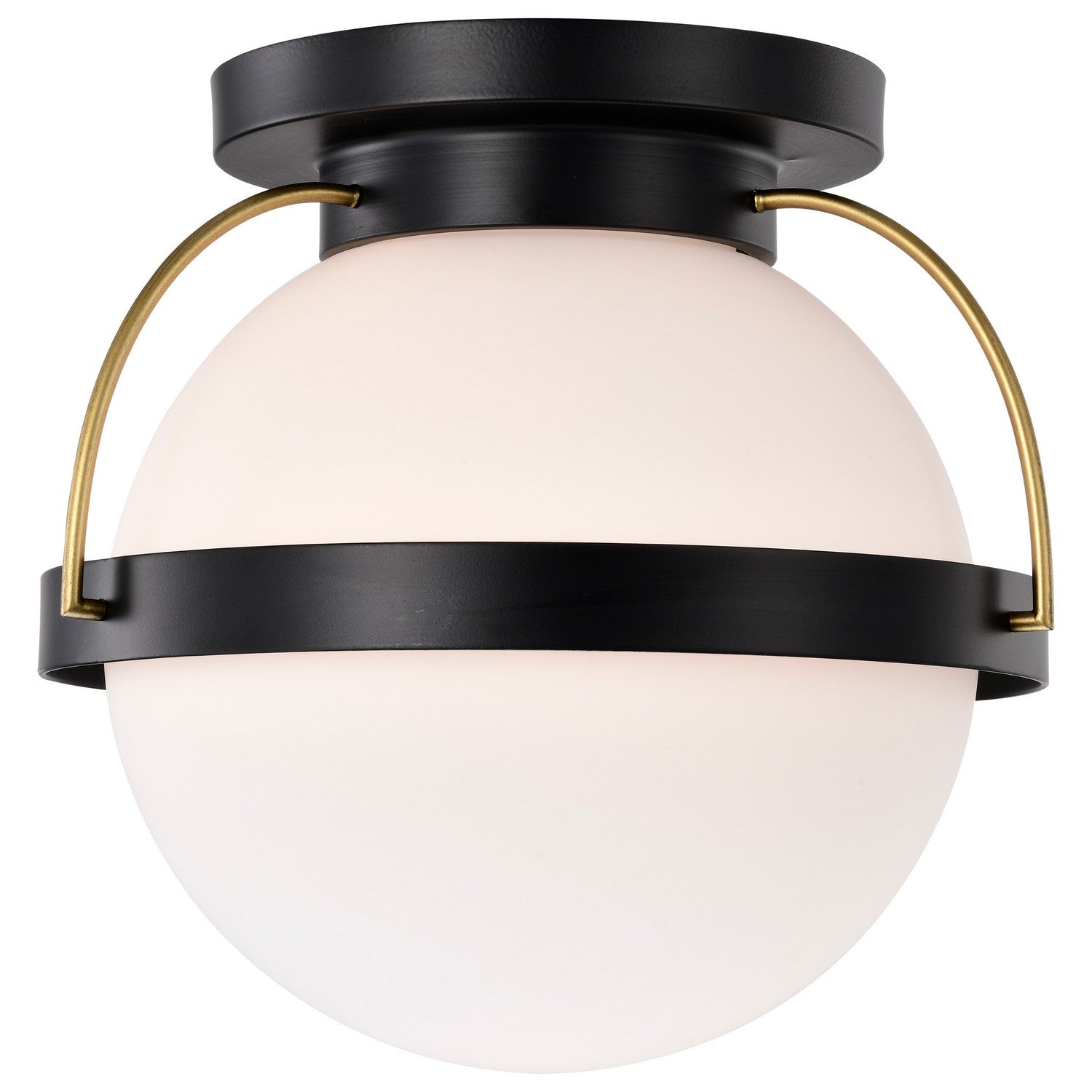 Nuvo Lighting - 60-7771 - One Light Flush Mount - Lakeshore - Matte Black