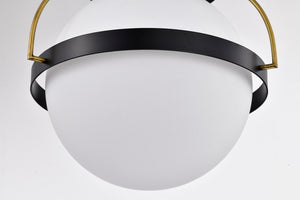 Nuvo Lighting - 60-7772 - One Light Flush Mount - Lakeshore - Matte Black