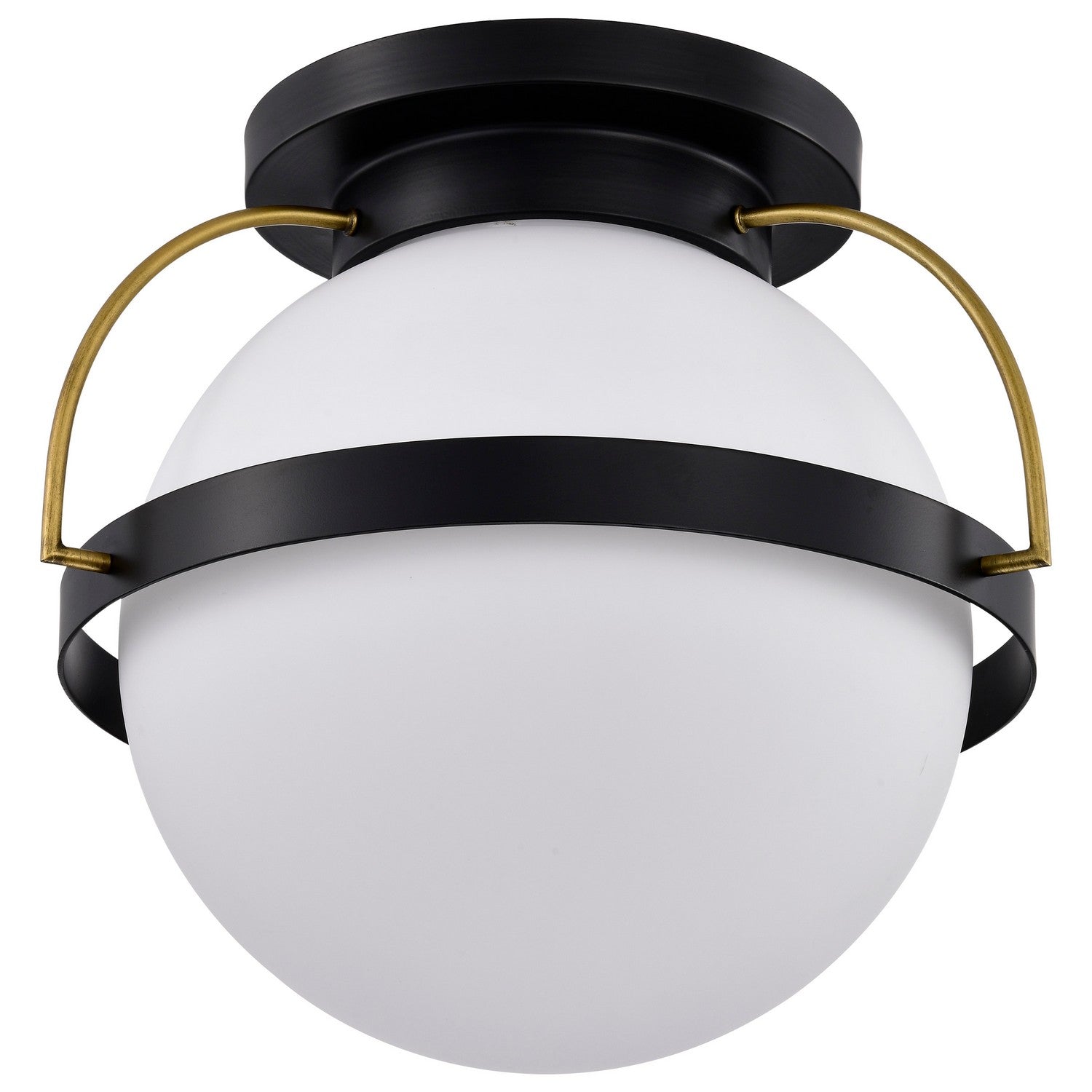 Nuvo Lighting - 60-7772 - One Light Flush Mount - Lakeshore - Matte Black