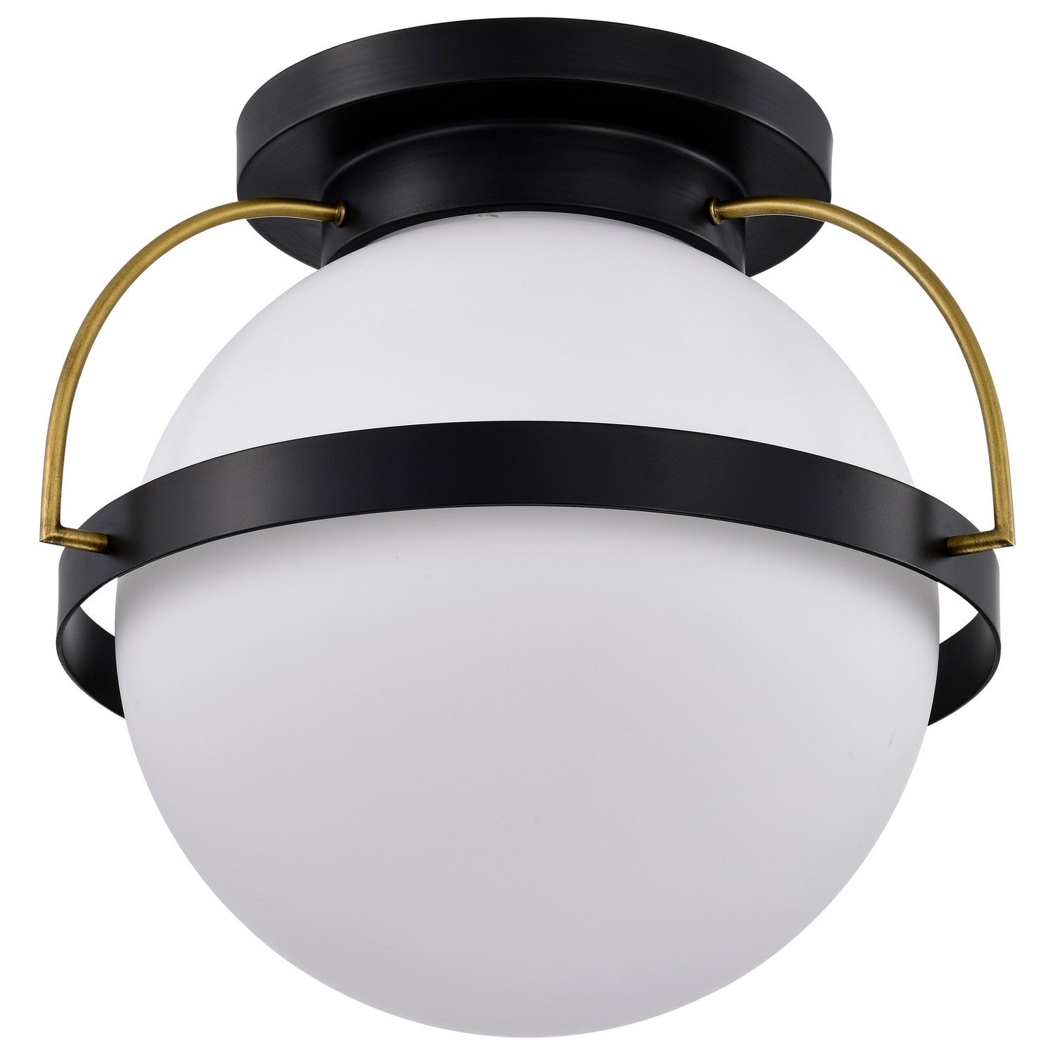 Nuvo Lighting - 60-7772 - One Light Flush Mount - Lakeshore - Matte Black