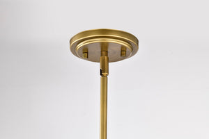Nuvo Lighting - 60-7776 - One Light Pendant - Adina - Natural Brass