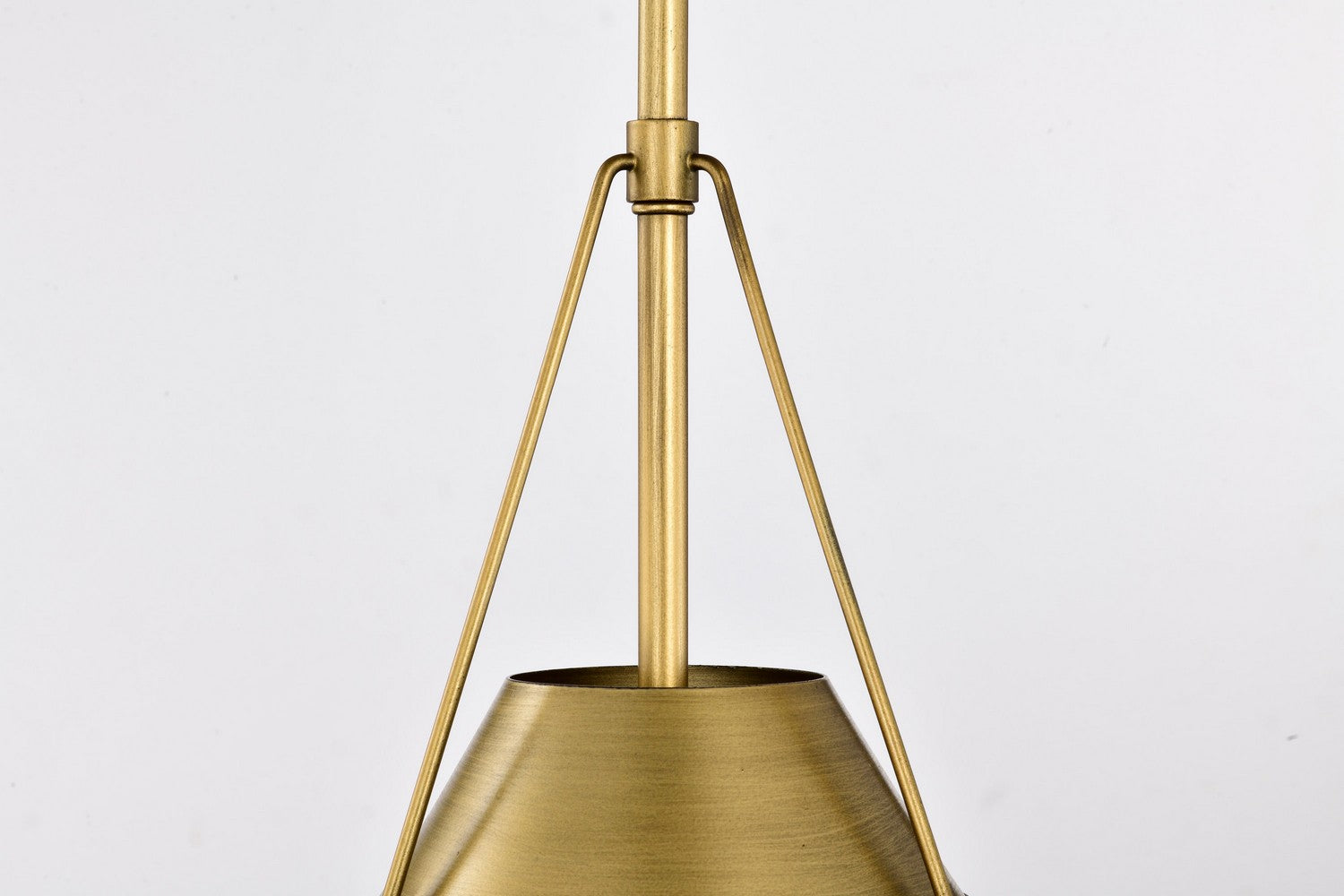 Nuvo Lighting - 60-7776 - One Light Pendant - Adina - Natural Brass