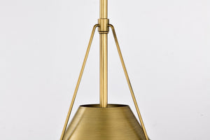 Nuvo Lighting - 60-7776 - One Light Pendant - Adina - Natural Brass