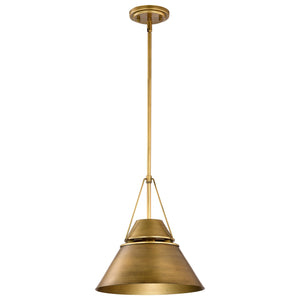 Nuvo Lighting - 60-7776 - One Light Pendant - Adina - Natural Brass
