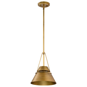 Nuvo Lighting - 60-7777 - One Light Pendant - Adina - Natural Brass