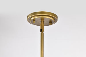 Nuvo Lighting - 60-7777 - One Light Pendant - Adina - Natural Brass