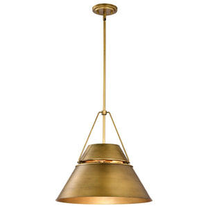 Nuvo Lighting - 60-7778 - Three Light Pendant - Adina - Natural Brass