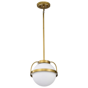 Nuvo Lighting - 60-7783 - One Light Pendant - Lakeshore - Natural Brass