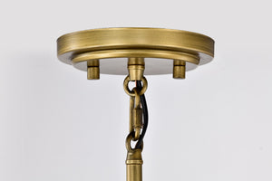 Nuvo Lighting - 60-7783 - One Light Pendant - Lakeshore - Natural Brass