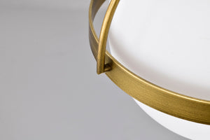 Nuvo Lighting - 60-7783 - One Light Pendant - Lakeshore - Natural Brass