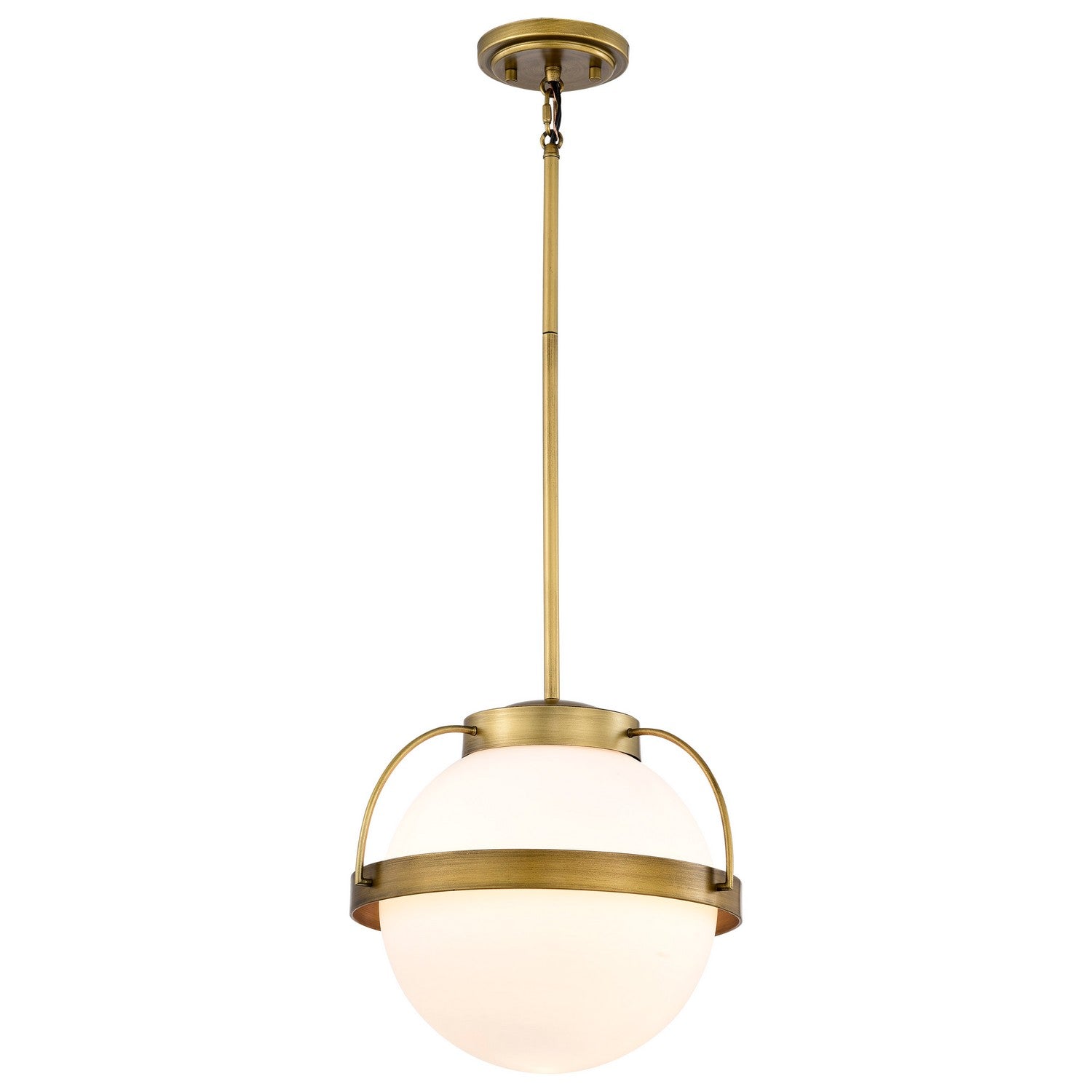 Nuvo Lighting - 60-7784 - One Light Pendant - Lakeshore - Natural Brass