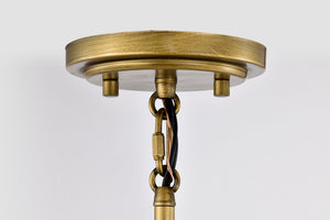 Nuvo Lighting - 60-7784 - One Light Pendant - Lakeshore - Natural Brass