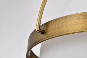 Nuvo Lighting - 60-7784 - One Light Pendant - Lakeshore - Natural Brass