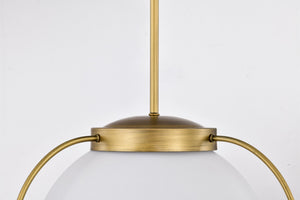 Nuvo Lighting - 60-7785 - One Light Pendant - Lakeshore - Natural Brass