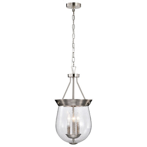 Nuvo Lighting - 60-7802 - Three Light Pendant - Boliver - Brushed Nickel