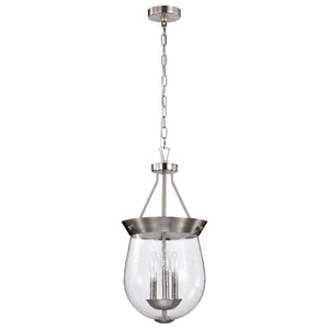 Nuvo Lighting - 60-7802 - Three Light Pendant - Boliver - Brushed Nickel