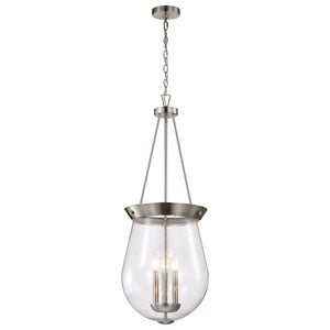 Nuvo Lighting - 60-7805 - Three Light Pendant - Boliver - Brushed Nickel
