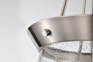 Nuvo Lighting - 60-7805 - Three Light Pendant - Boliver - Brushed Nickel