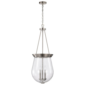 Nuvo Lighting - 60-7805 - Three Light Pendant - Boliver - Brushed Nickel