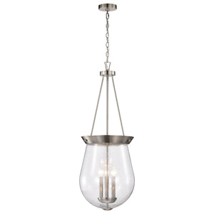 Nuvo Lighting - 60-7805 - Three Light Pendant - Boliver - Brushed Nickel