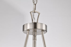 Nuvo Lighting - 60-7805 - Three Light Pendant - Boliver - Brushed Nickel