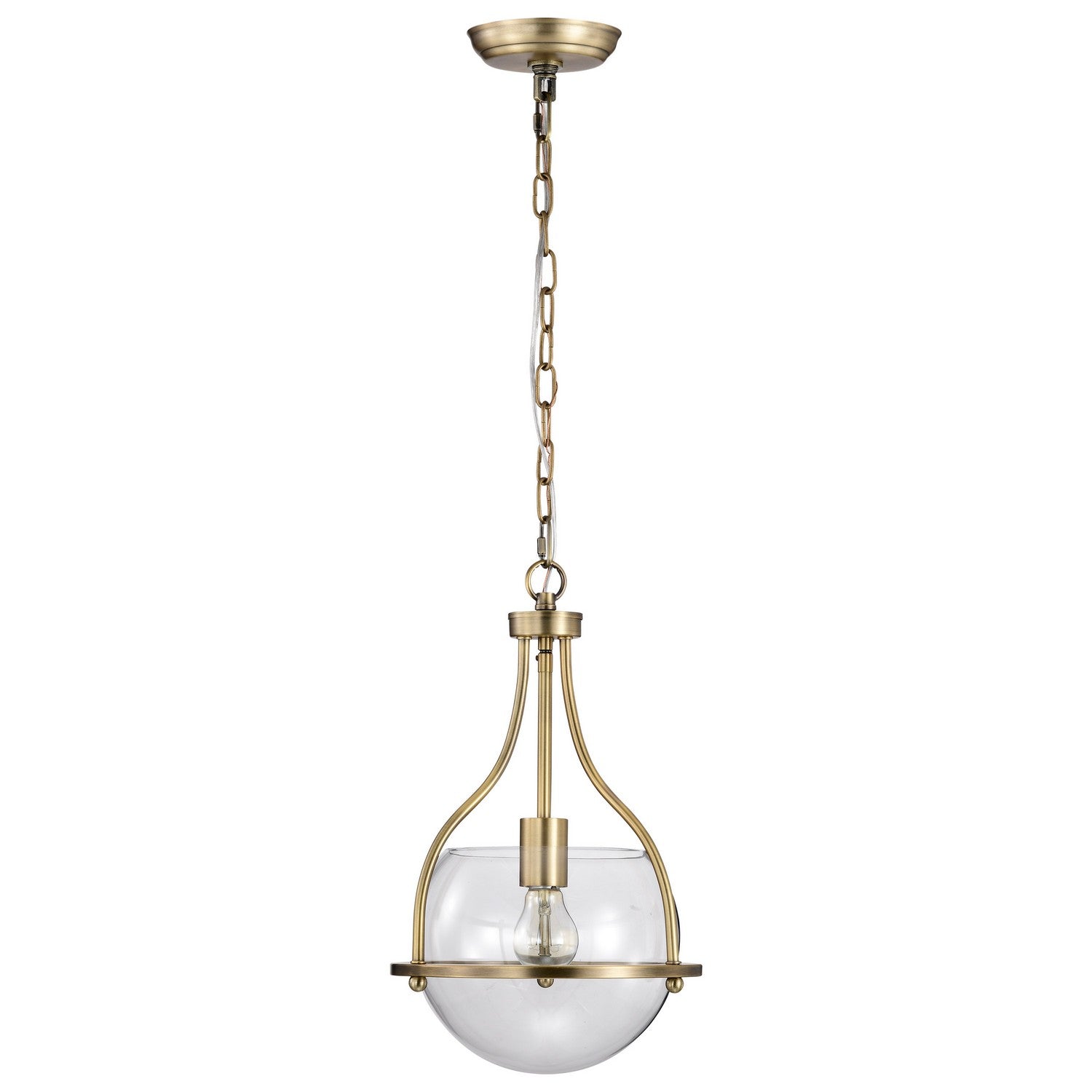 Nuvo Lighting - 60-7815 - One Light Pendant - Amado - Vintage Brass