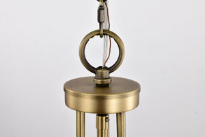Nuvo Lighting - 60-7818 - Three Light Pendant - Amado - Vintage Brass