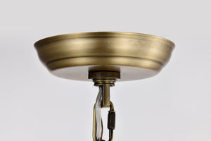 Nuvo Lighting - 60-7818 - Three Light Pendant - Amado - Vintage Brass