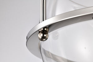 Nuvo Lighting - 60-7822 - Three Light Semi Flush Mount - Amado - Polished Nickel