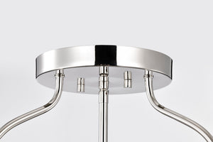 Nuvo Lighting - 60-7822 - Three Light Semi Flush Mount - Amado - Polished Nickel