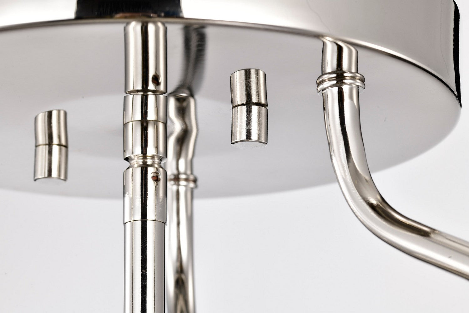 Nuvo Lighting - 60-7822 - Three Light Semi Flush Mount - Amado - Polished Nickel