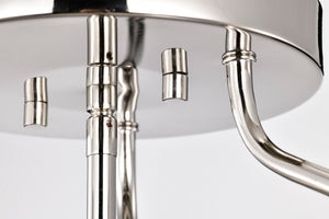 Nuvo Lighting - 60-7822 - Three Light Semi Flush Mount - Amado - Polished Nickel