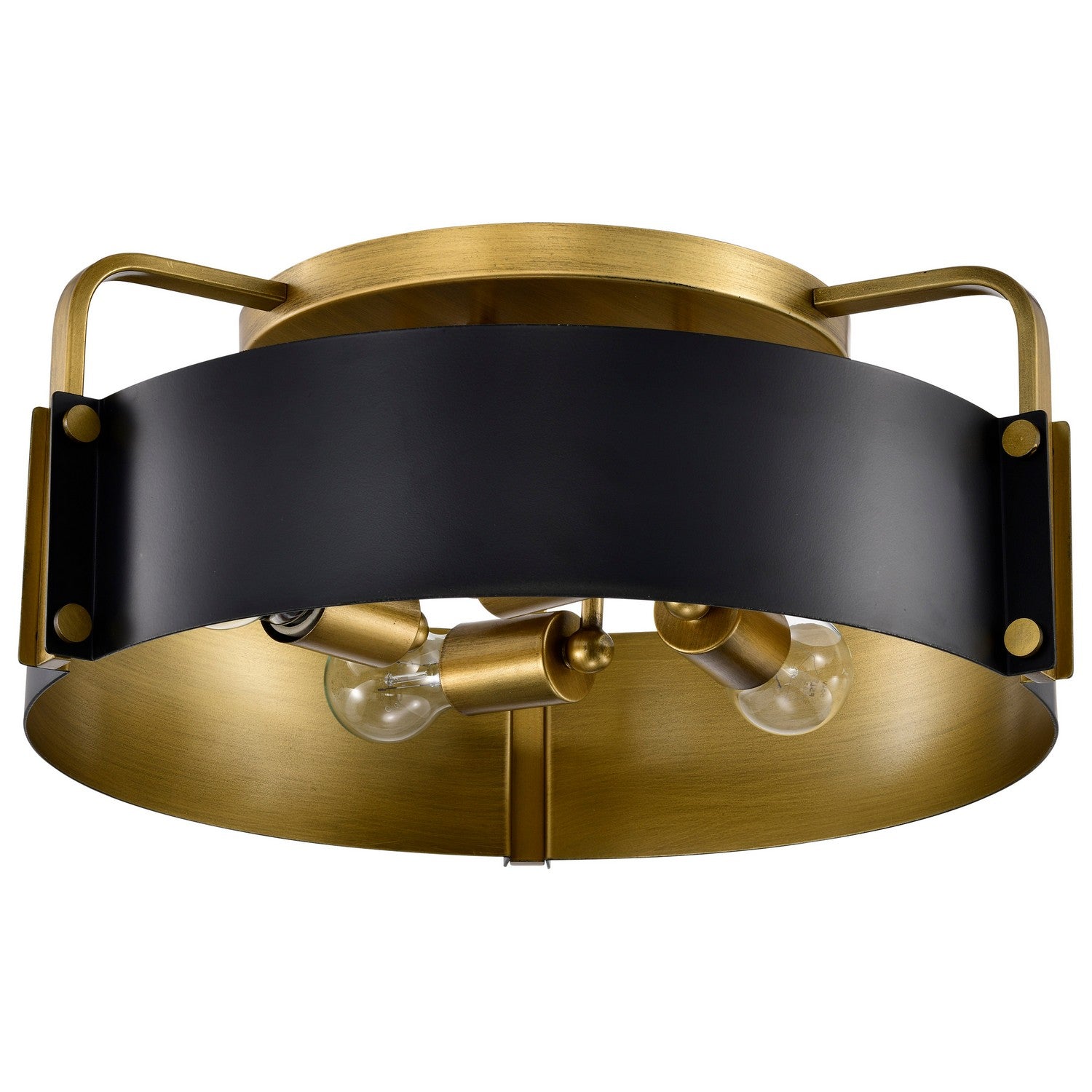 Nuvo Lighting - 60-7841 - Four Light Semi Flush Mount - Altos - Matte Black