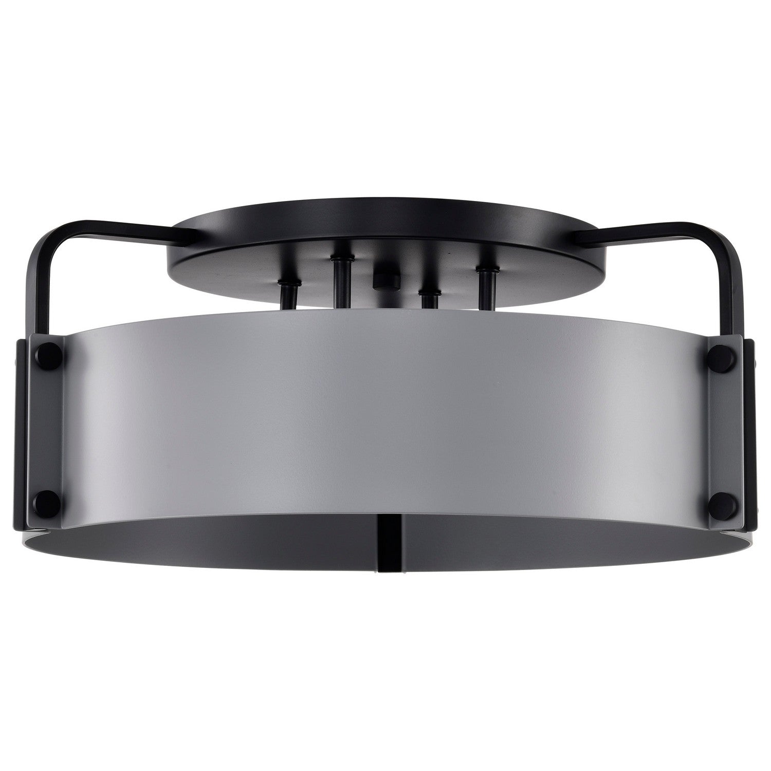 Nuvo Lighting - 60-7851 - Four Light Semi Flush Mount - Altos - Matte Gray