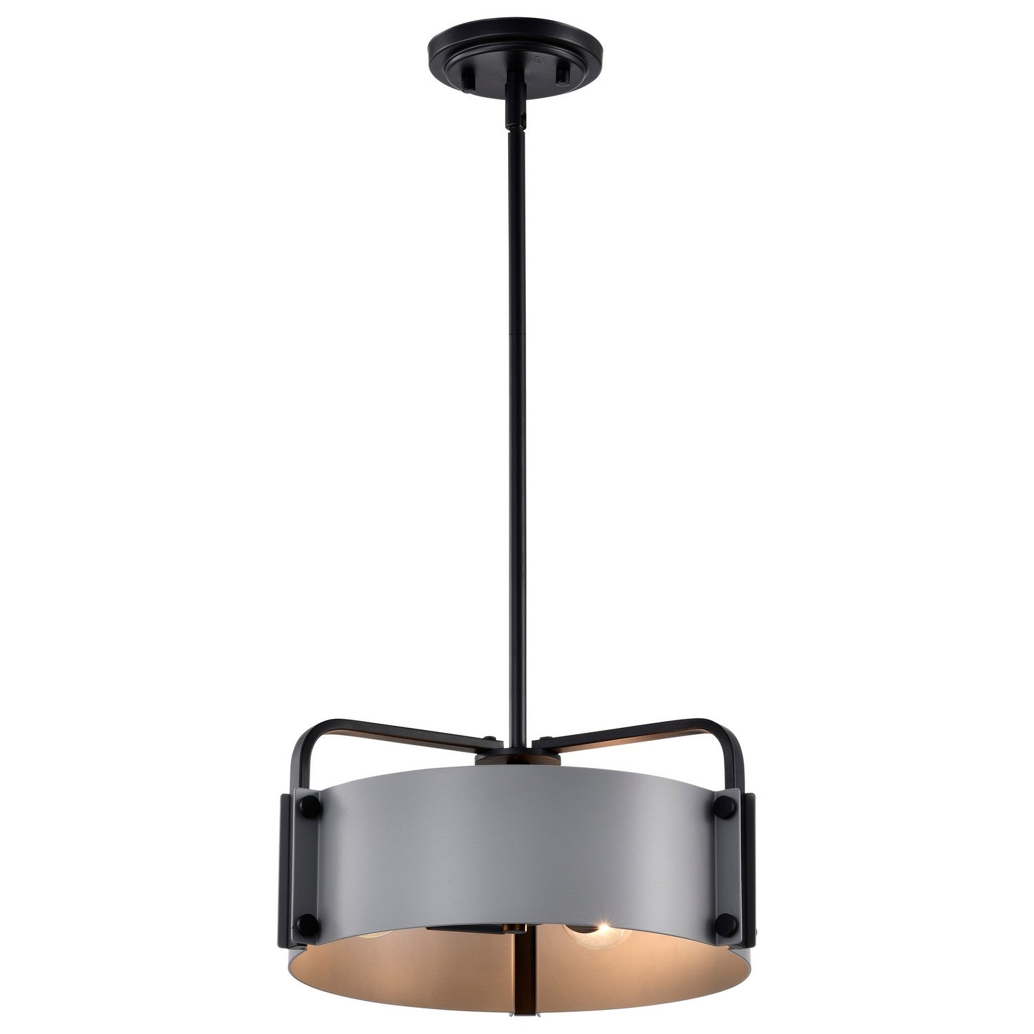 Nuvo Lighting - 60-7852 - Three Light Pendant - Altos - Matte Gray