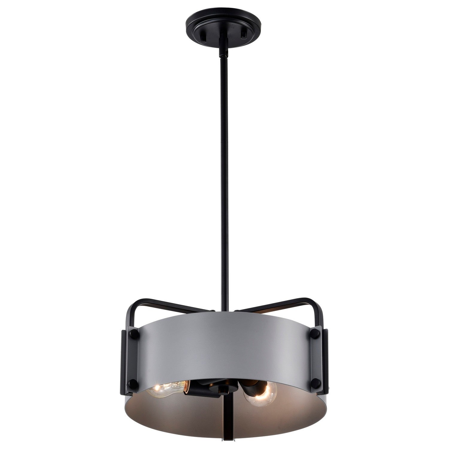 Nuvo Lighting - 60-7852 - Three Light Pendant - Altos - Matte Gray