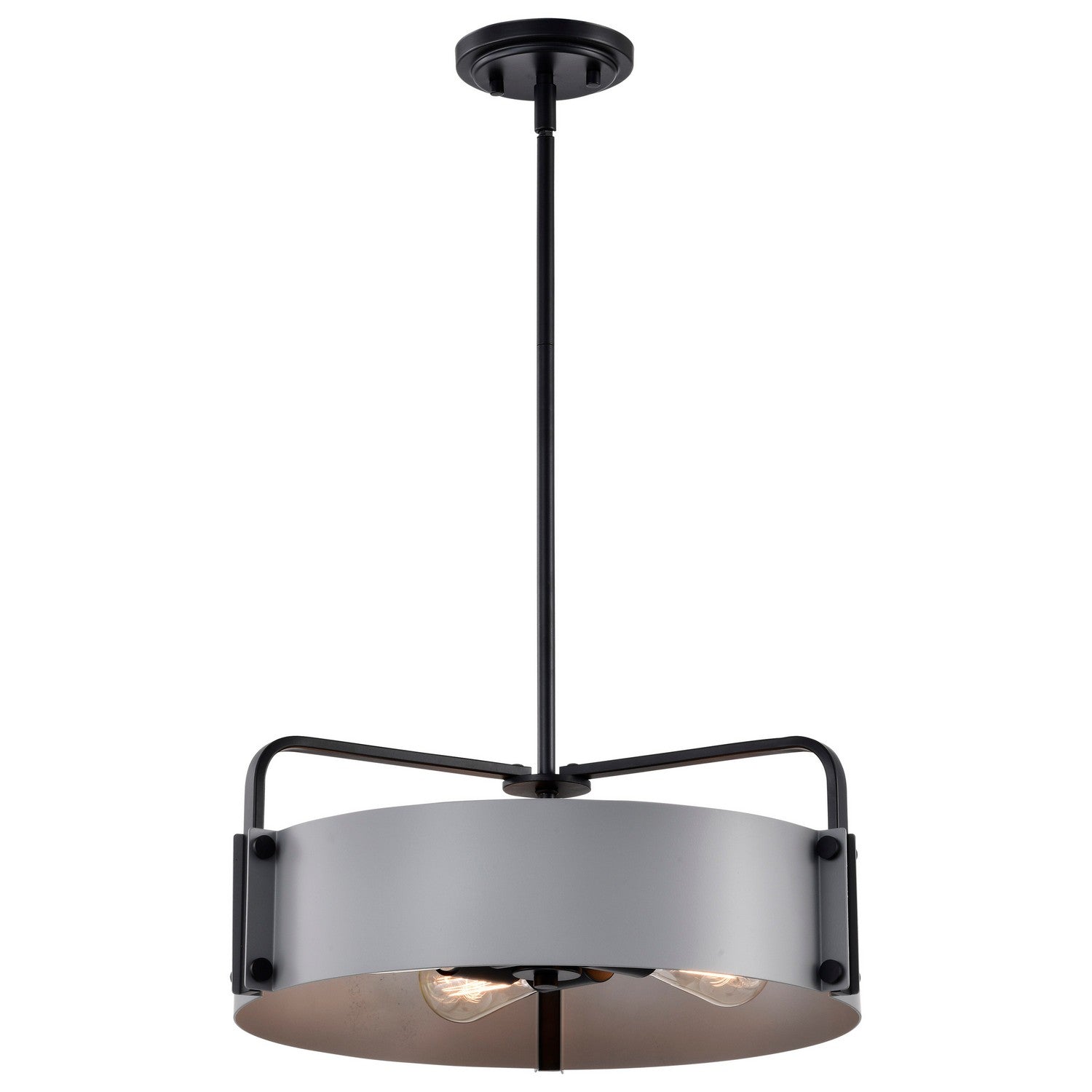 Nuvo Lighting - 60-7853 - Four Light Pendant - Altos - Matte Gray