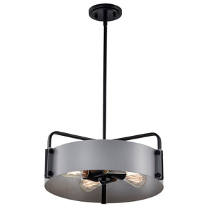 Nuvo Lighting - 60-7853 - Four Light Pendant - Altos - Matte Gray