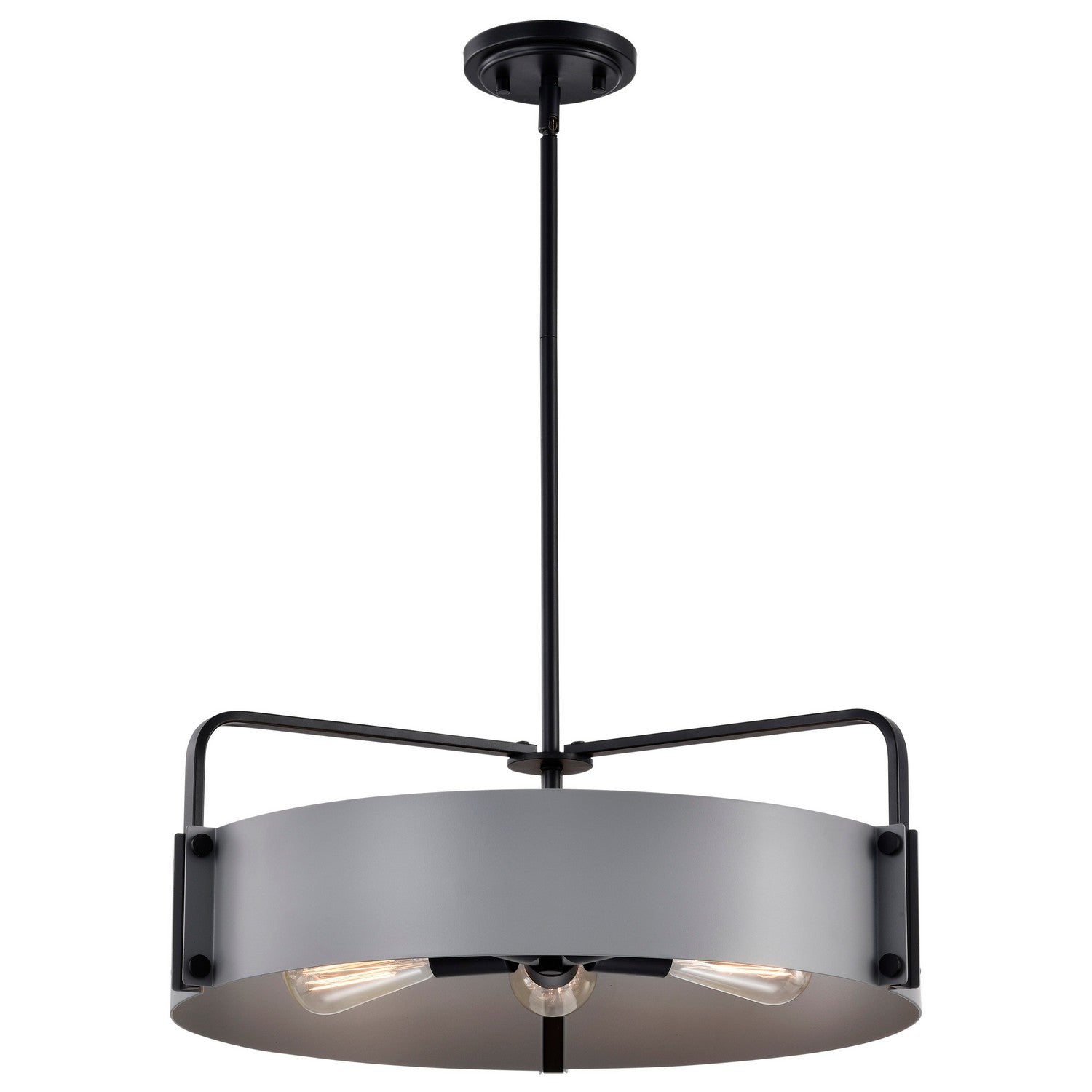 Nuvo Lighting - 60-7854 - Five Light Pendant - Altos - Matte Gray