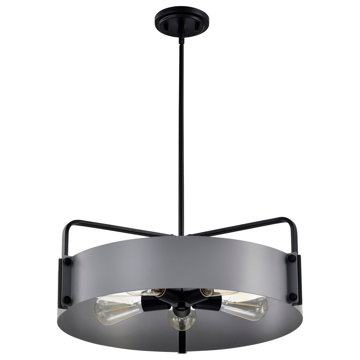 Nuvo Lighting - 60-7854 - Five Light Pendant - Altos - Matte Gray