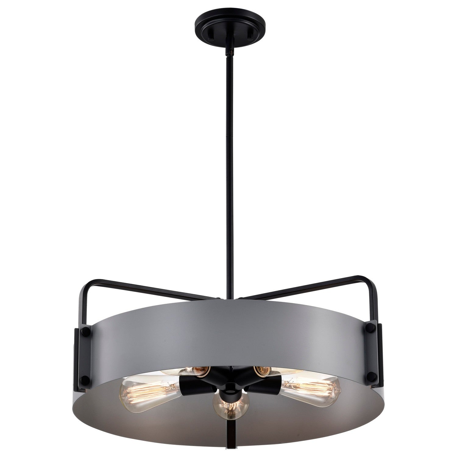 Nuvo Lighting - 60-7854 - Five Light Pendant - Altos - Matte Gray