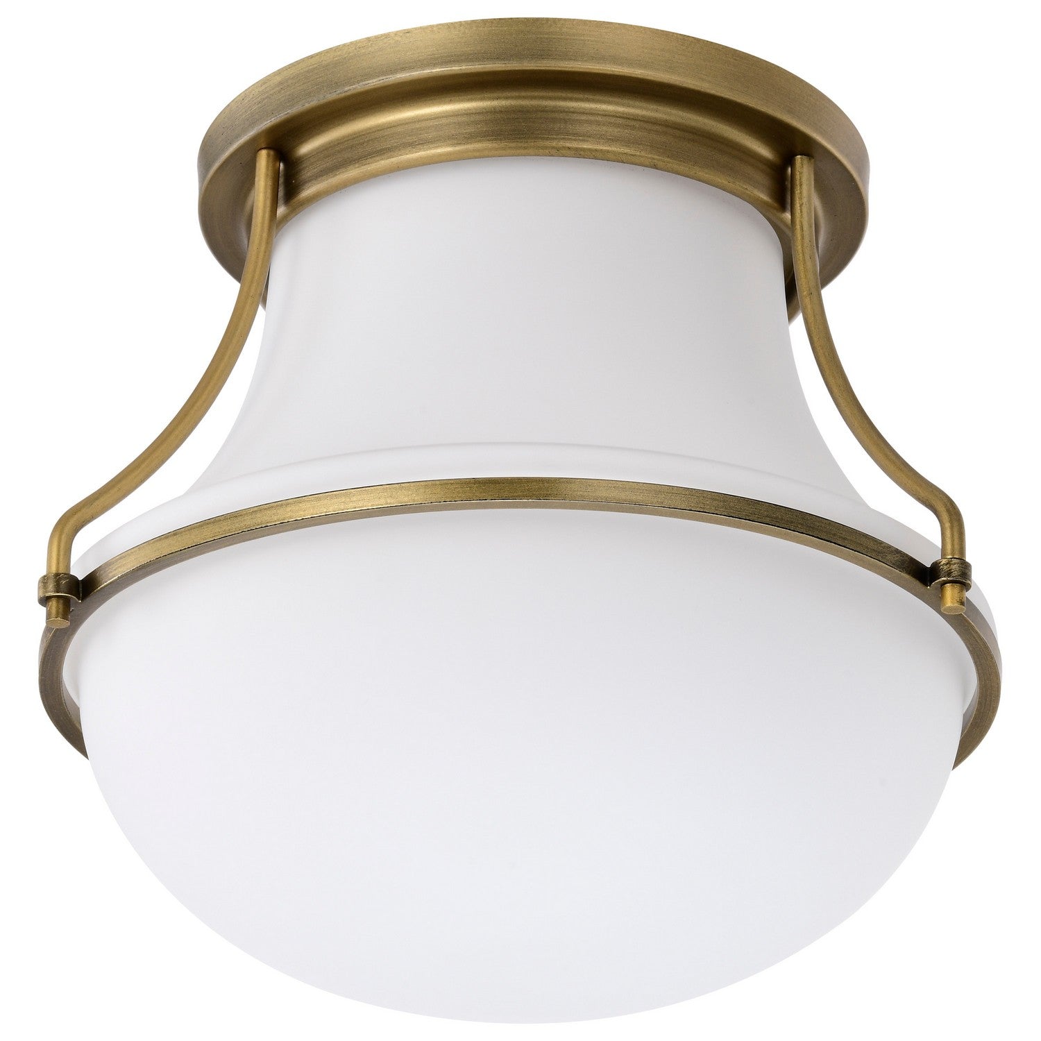 Nuvo Lighting - 60-7860 - One Light Flush Mount - Valdora - Natural Brass