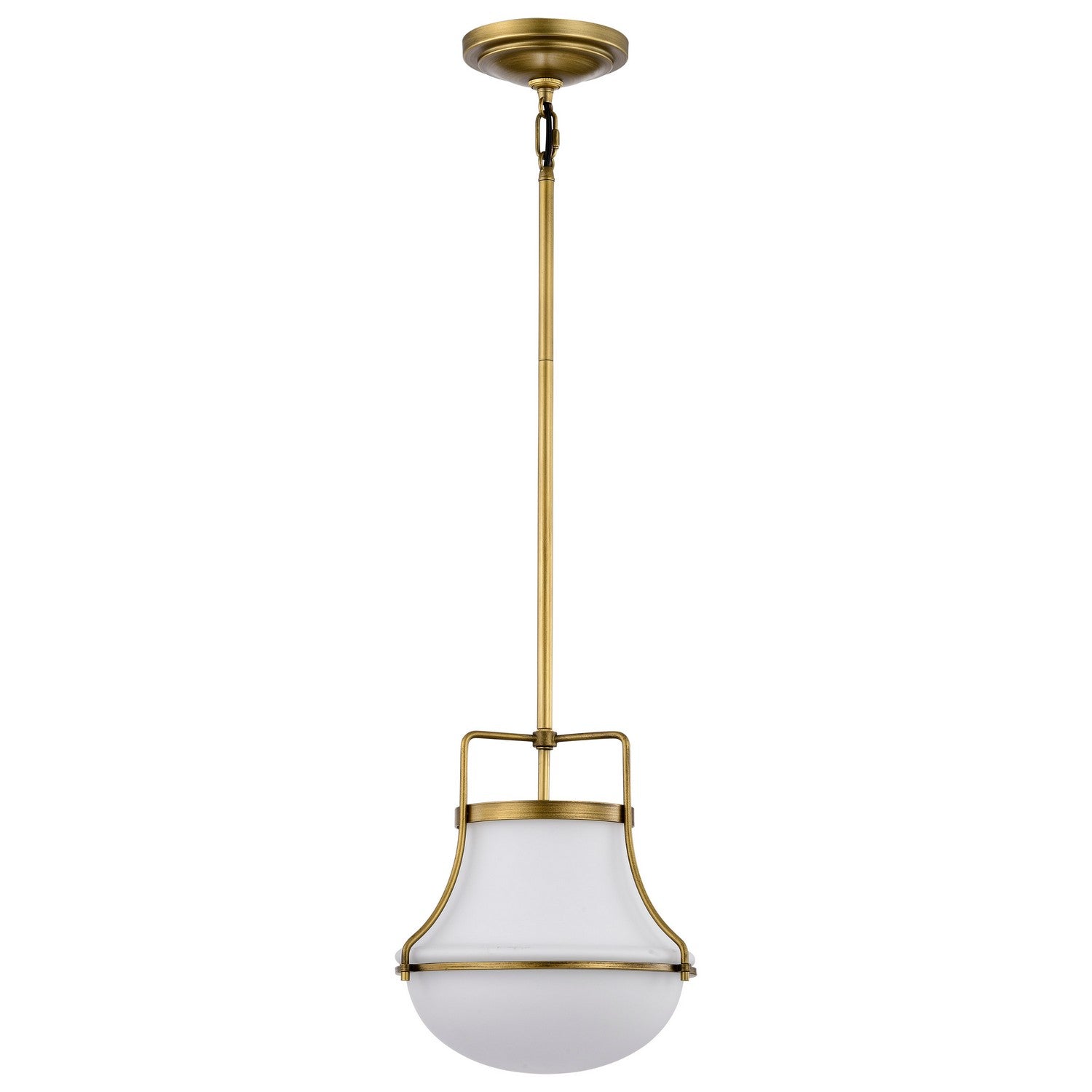 Nuvo Lighting - 60-7862 - One Light Pendant - Valdora - Natural Brass