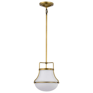 Nuvo Lighting - 60-7862 - One Light Pendant - Valdora - Natural Brass