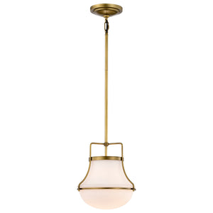 Nuvo Lighting - 60-7862 - One Light Pendant - Valdora - Natural Brass