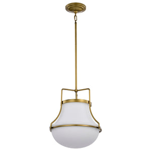 Nuvo Lighting - 60-7863 - One Light Pendant - Valdora - Natural Brass