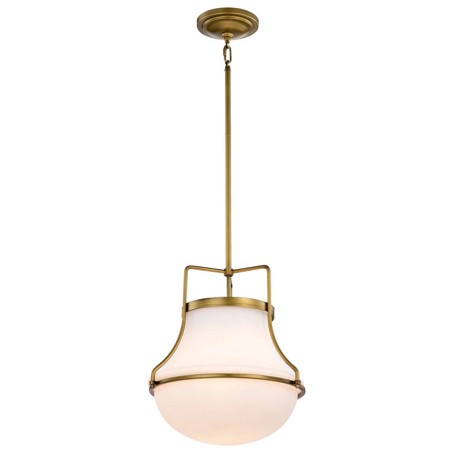 Nuvo Lighting - 60-7863 - One Light Pendant - Valdora - Natural Brass